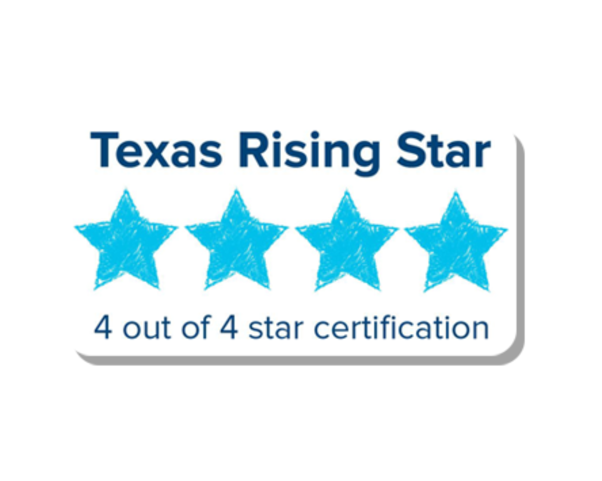 Certificación Texas Rising Star 4 de 4 estrellas