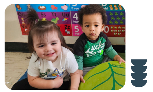 Toddlers learning with educational toys at Learning Center Live Oak daycare San Antonio