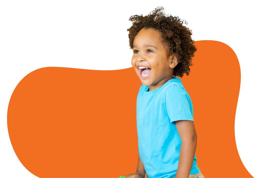 Happy child smiling at Learning Center Live Oak daycare in San Antonio Texas