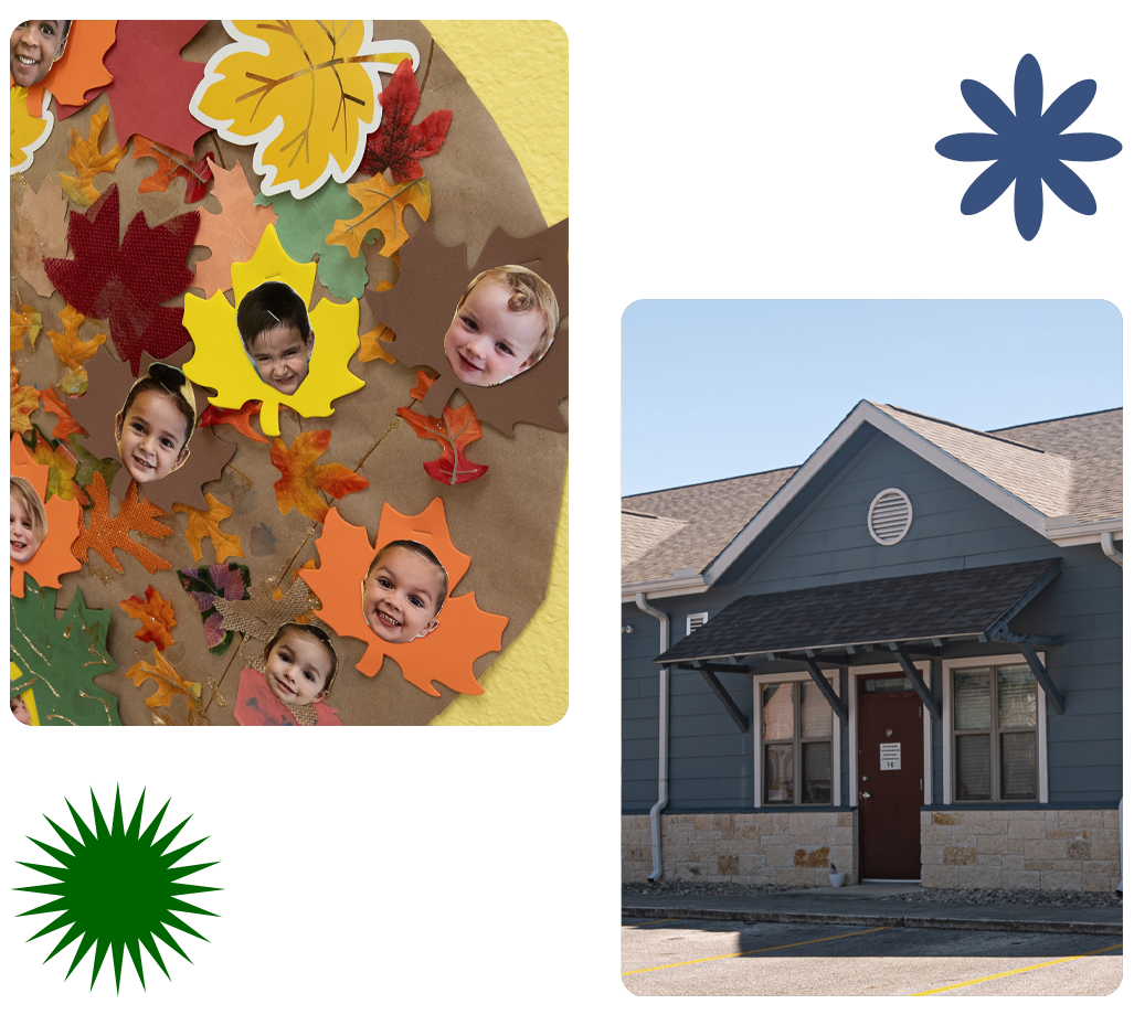 Bright Beginnings daycare and preschool in Kerrville, Texas, a 4-Star Texas Rising Star certified early learning center. Daycare Childcare Preschool Kerrville.