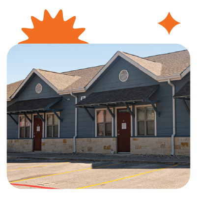 Kerrville Bright Beginnings daycare and preschool exterior building in Kerrville Texas